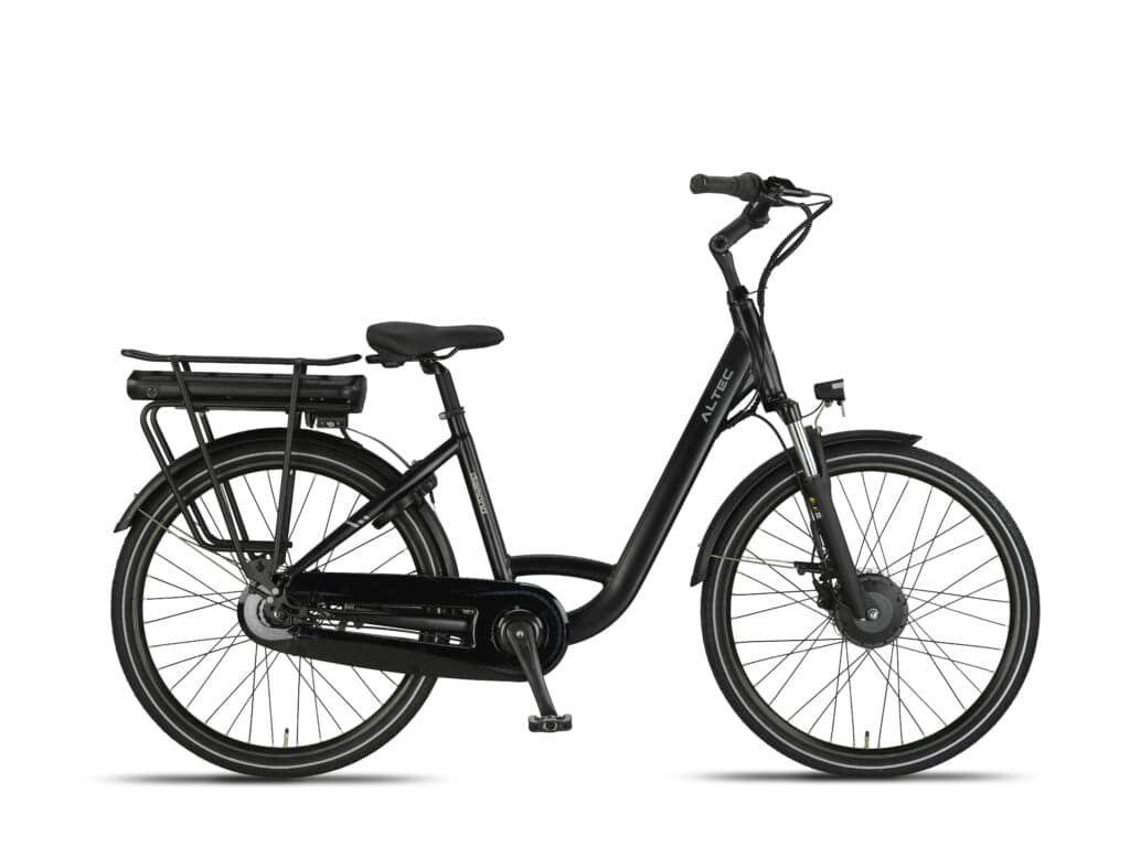 Altec Diamond Elektrische Stadsfiets 26 inch 44 cm Zwart Mat