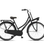 Altec Nostalgia Dames Transportfiets 28 inch 53 cm Zwart Mat