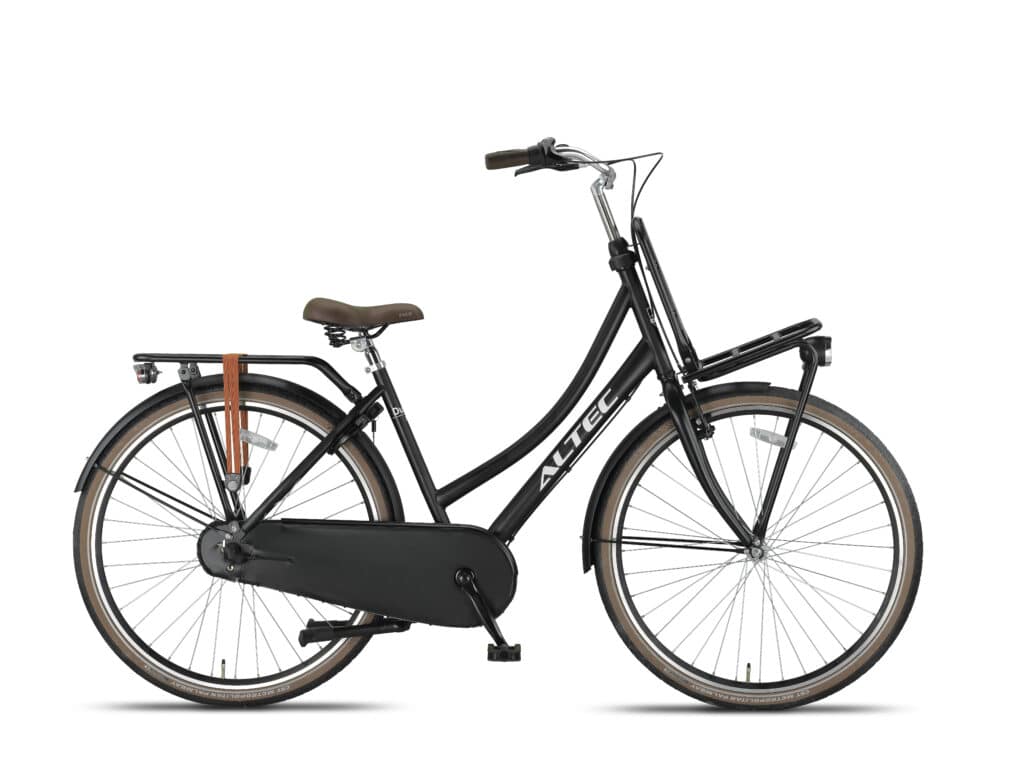 Altec Dutch Transportfiets 28 inch N-3 57 cm Mat Zwart