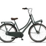 Altec Retro Dames Transportfiets 28 inch 53 cm Groen Metalic