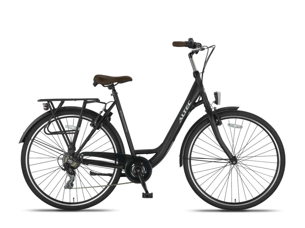 Altec Metro Damesfiets 28 inch 55 cm Mat Zwart