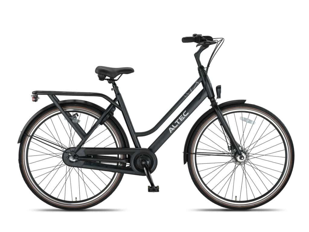 Altec Manta Damesfiets 28 inch N-3 52 cm Mat Zwart