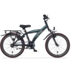 Alpina Yabber Kinderfiets 22 inch - Pine Green Matte - Vivid Black Matte