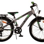 Volare Cross Kinderfiets 20 inch Jongensfiets Grijs 6 Versnellingen