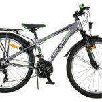Volare Cross Kinderfiets 24 inch Jongensfiets Grijs 21 Versnellingen