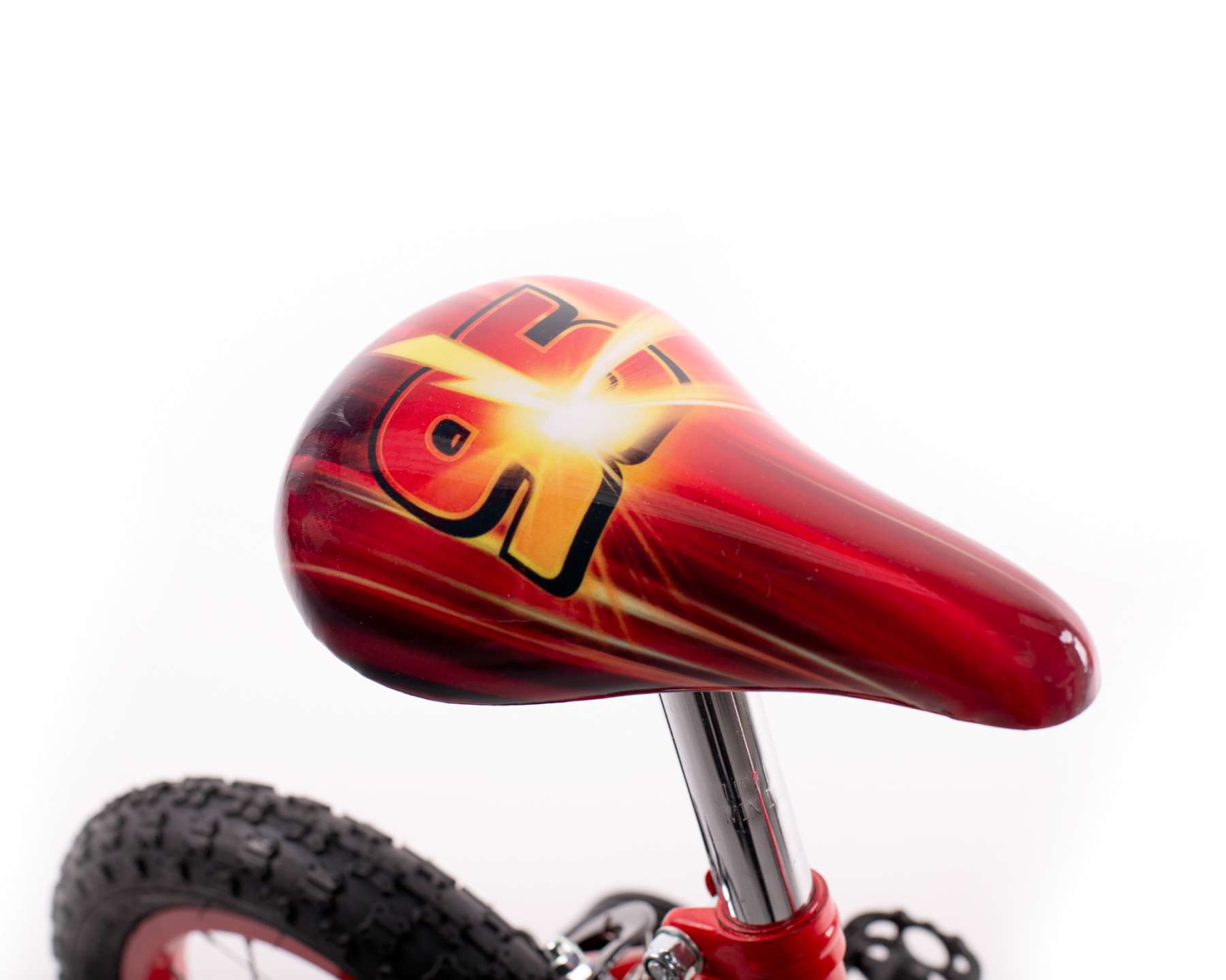 Disney Cars Kinderfiets 12 inch Jongensfiets Rood Twee Handremmen - Afbeelding 6