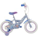 Disney Frozen 2 Kinderfiets 14 inch Meisjesfiets Paars Twee Handremmen
