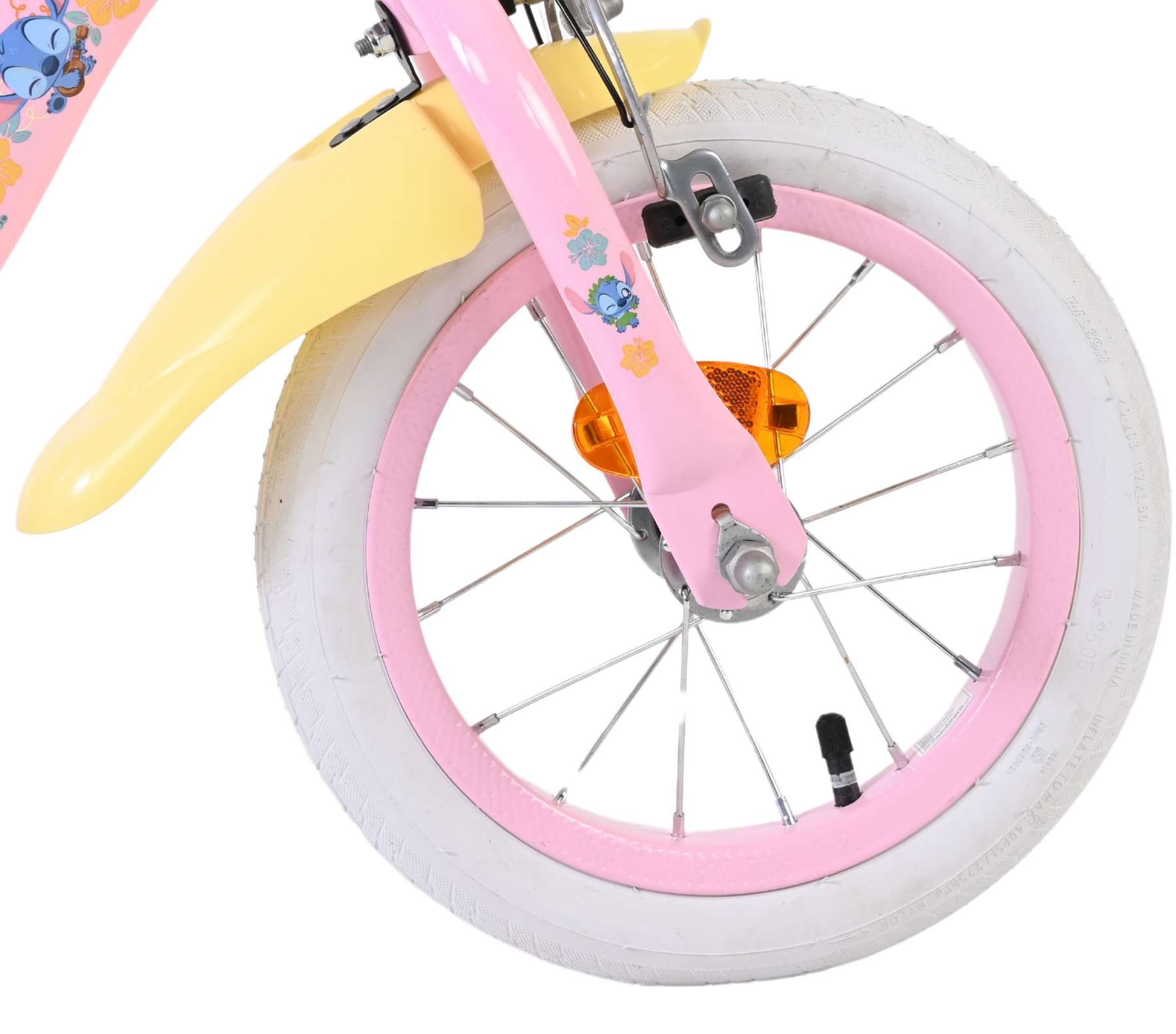 Koala Kinderfiets 12 inch Meisjesfiets Roze Twee Handremmen - Afbeelding 3