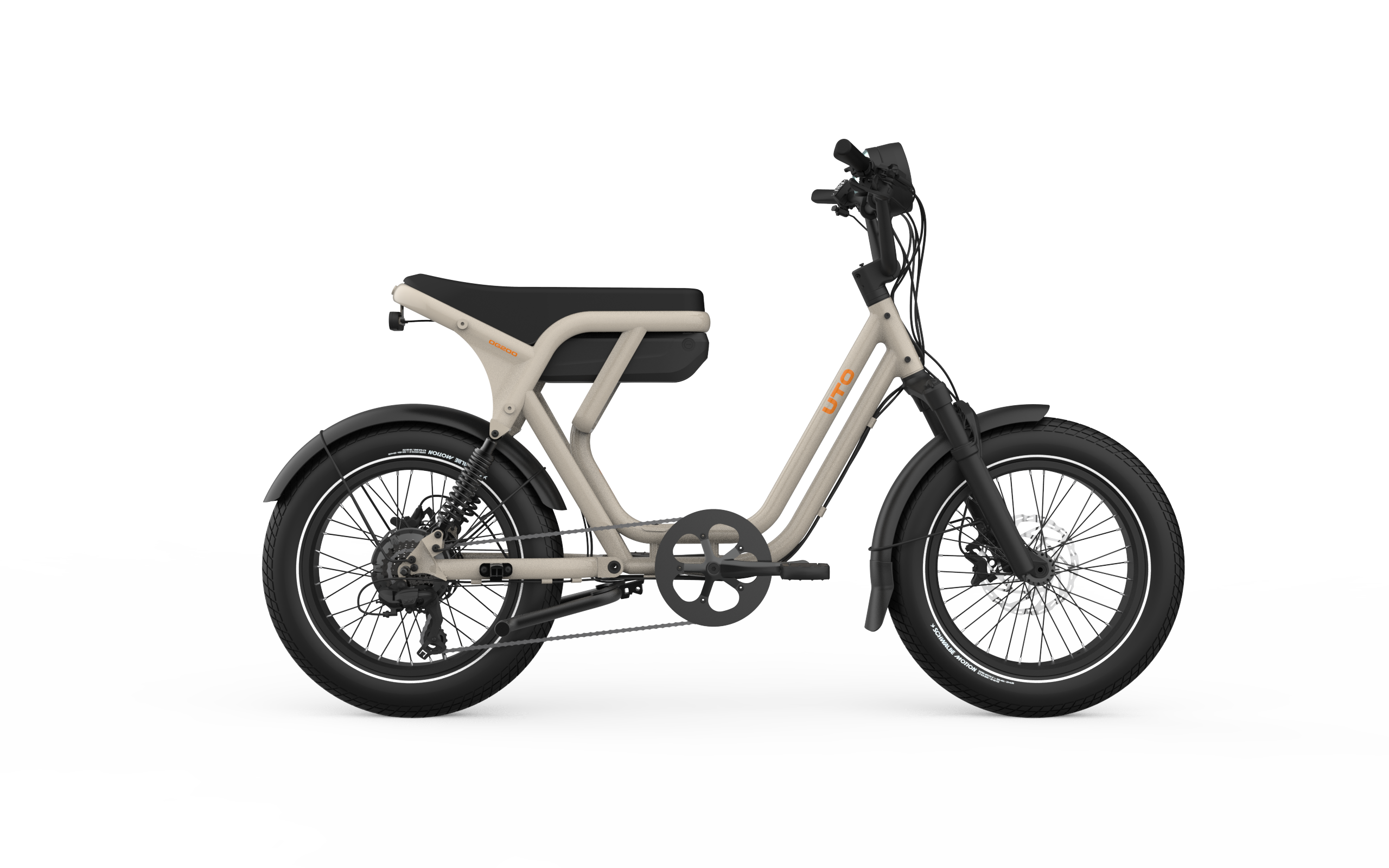 UTO OG200 Elektrische Cargofiets 20 inch - Bruin