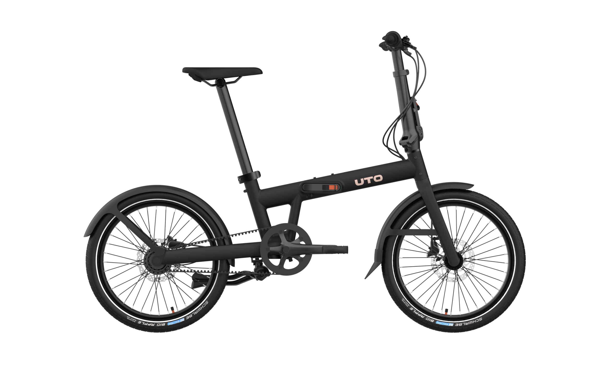UTO PRO20 Vouwfiets - Zwart