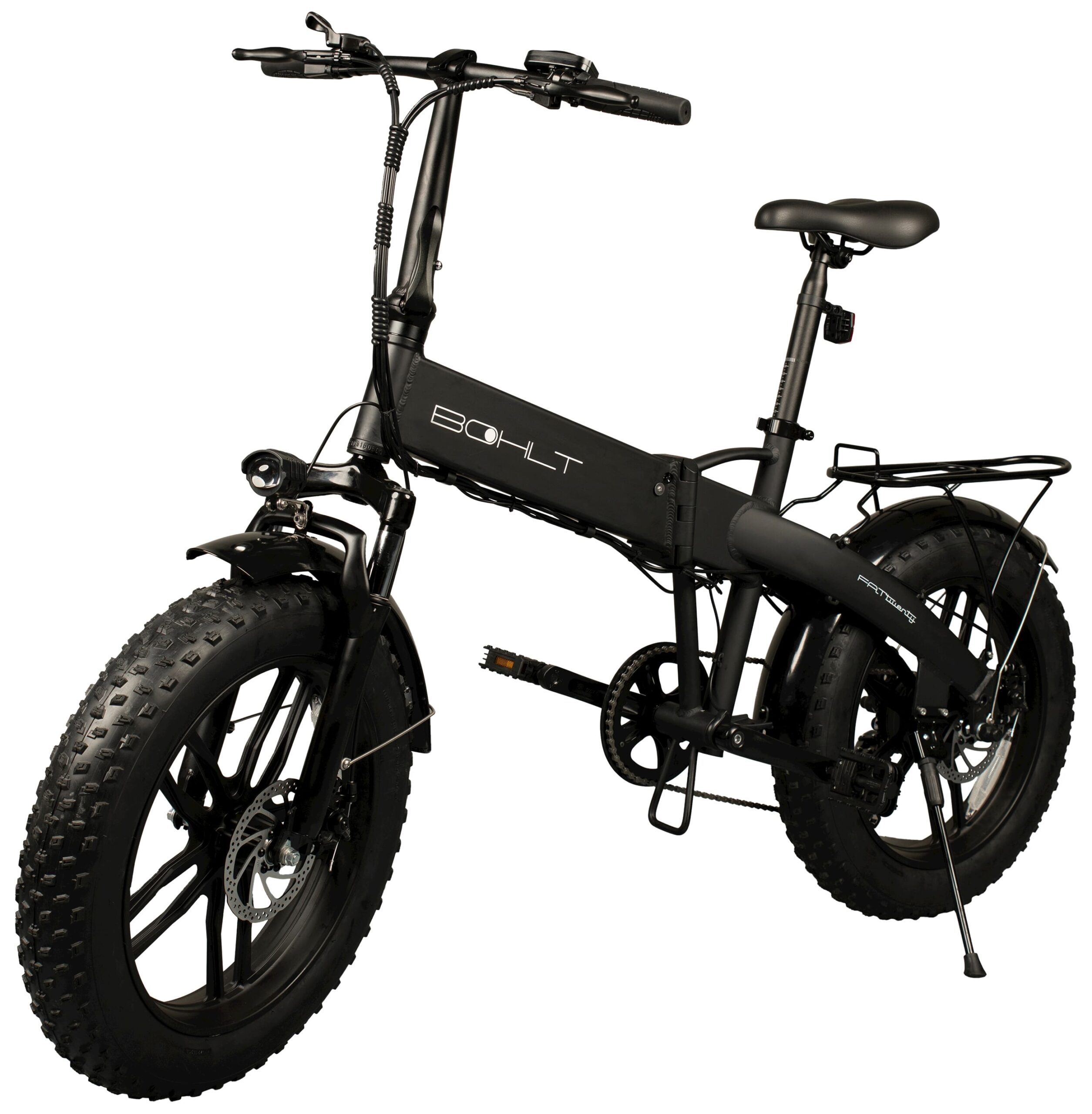 Bohlt Fattwenty Elektrische Vouwfiets 20 inch Zwart 6 Versnellingen