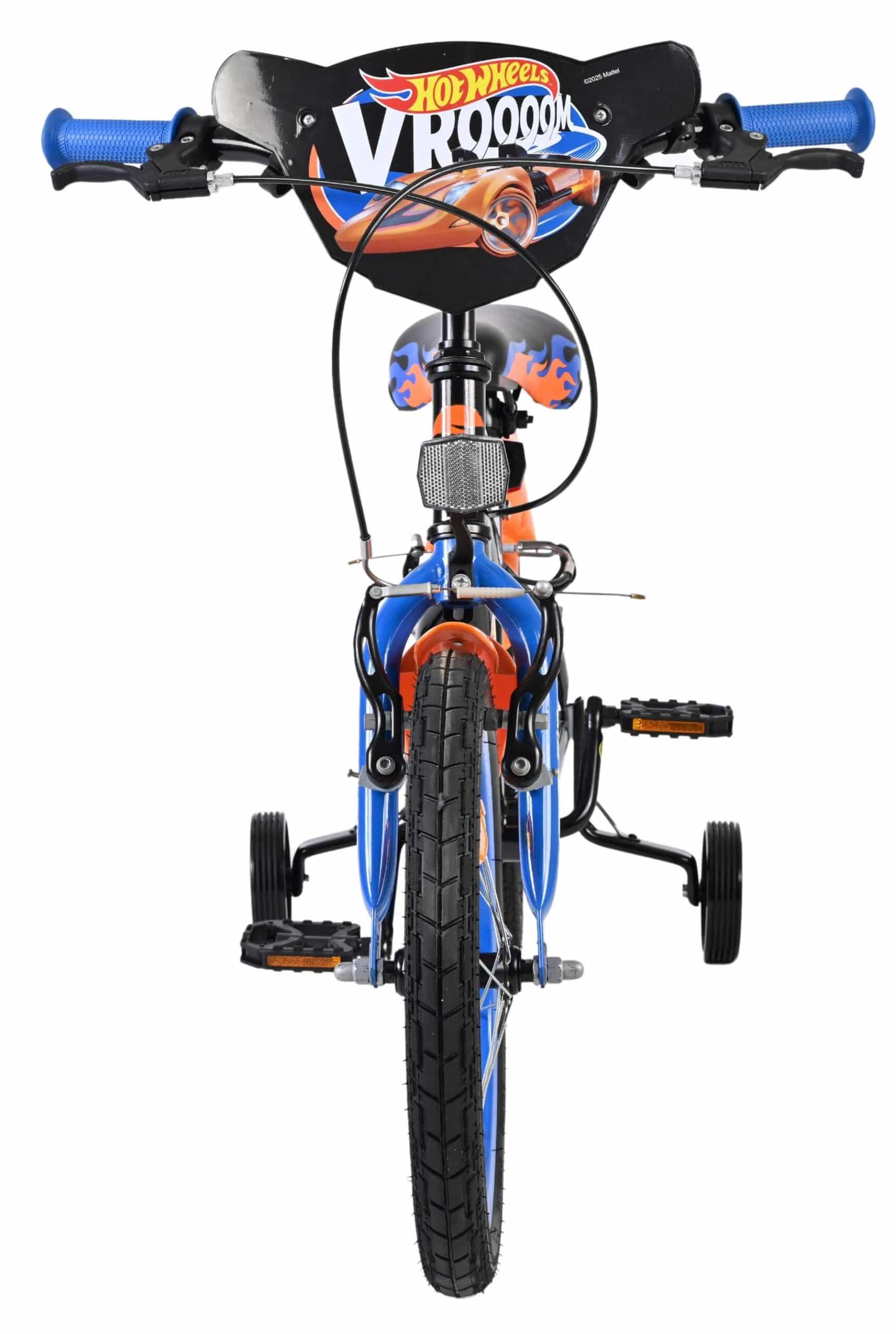 Hot Wheels Kinderfiets 16 inch Jongensfiets Zwart Twee Handremmen - Afbeelding 7