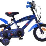 Superman Kinderfiets 12 inch Jongensfiets Blauw Twee Handremmen