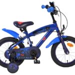 Superman Kinderfiets 14 inch Jongensfiets Blauw Twee Handremmen
