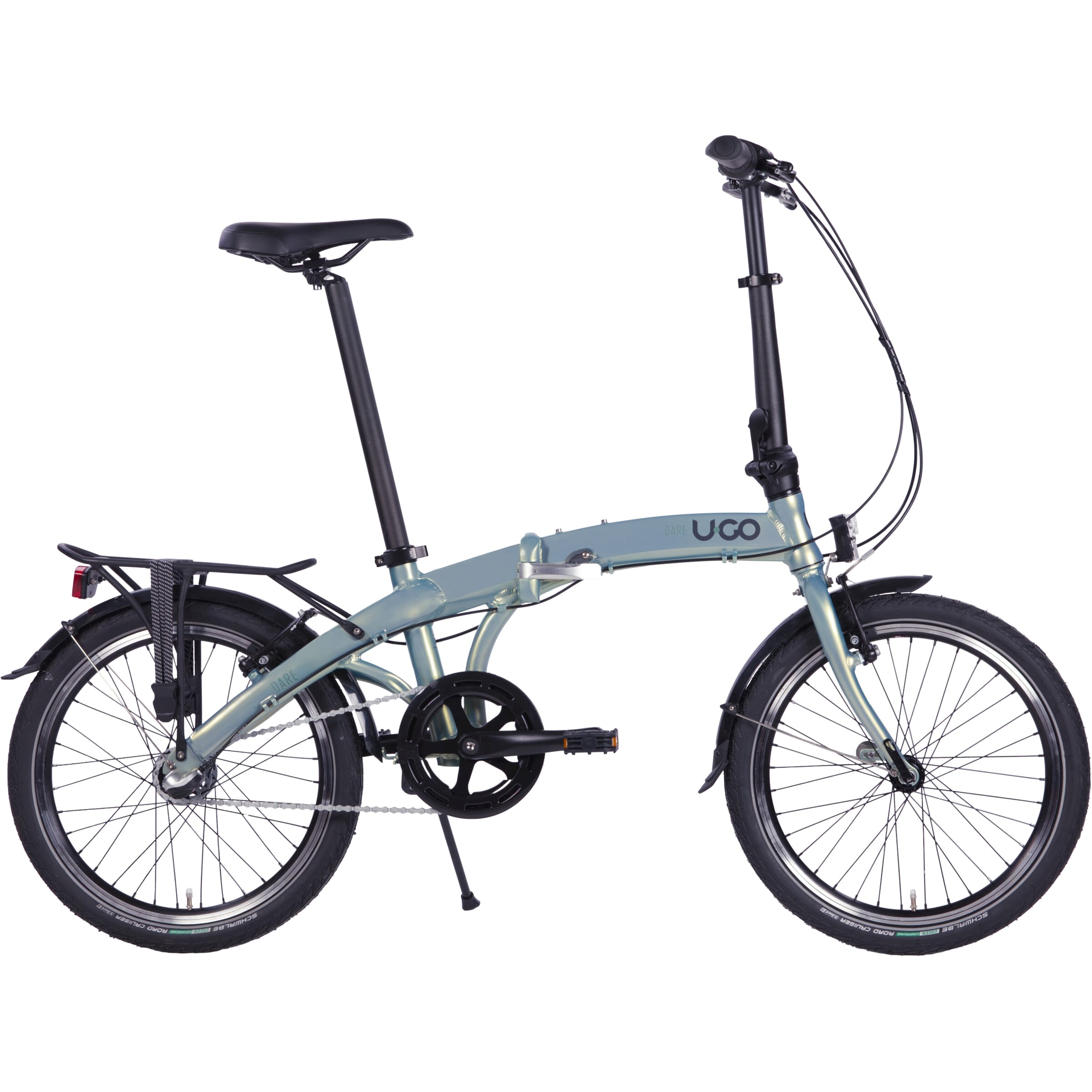 UGO Dare Vouwfiets 20 inch Groen 3 Versnellingen