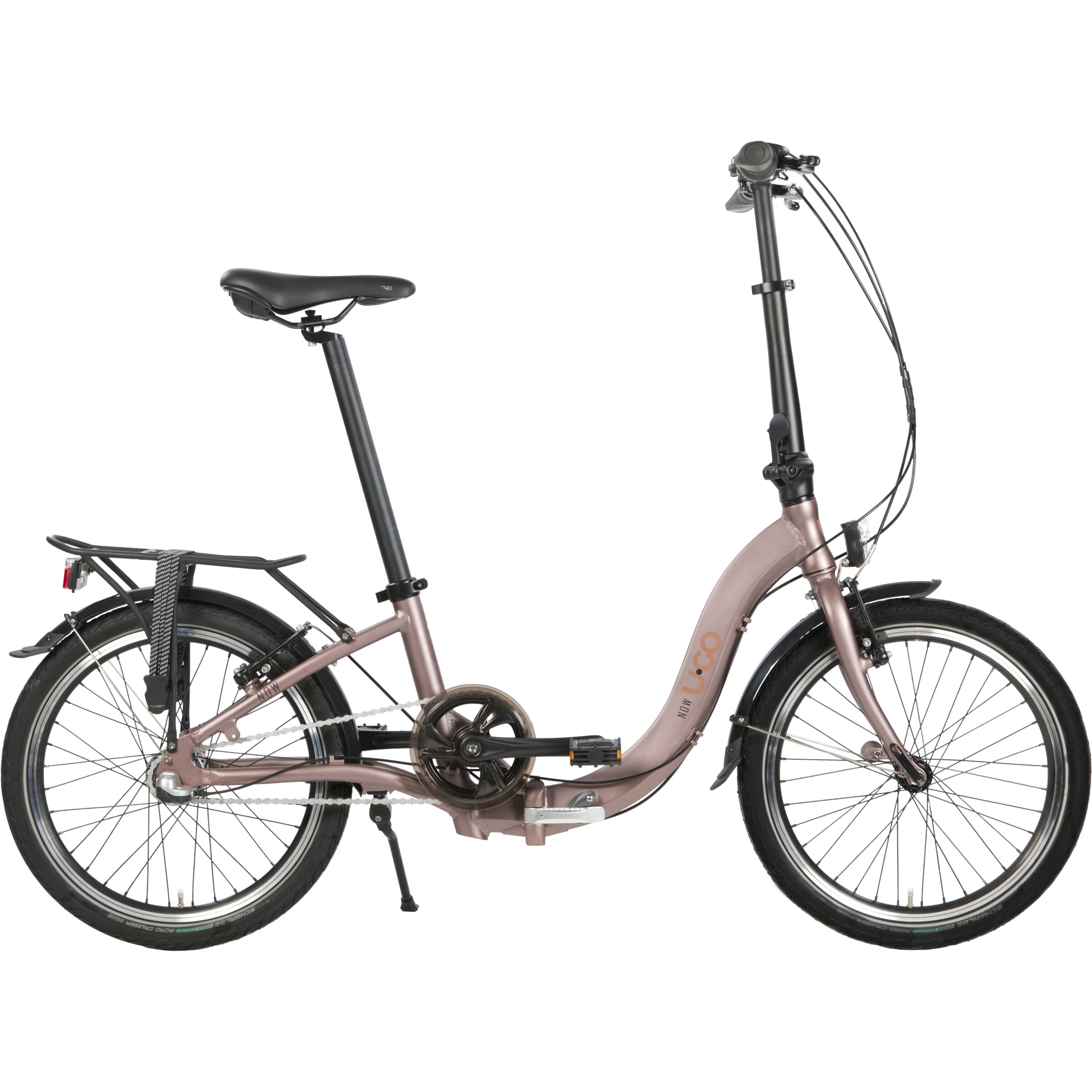 UGO Three Vouwfiets 20 inch Bruin 3 Versnellingen