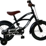 Volare Black Cruiser Kinderfiets 14 inch Jongensfiets Zwart