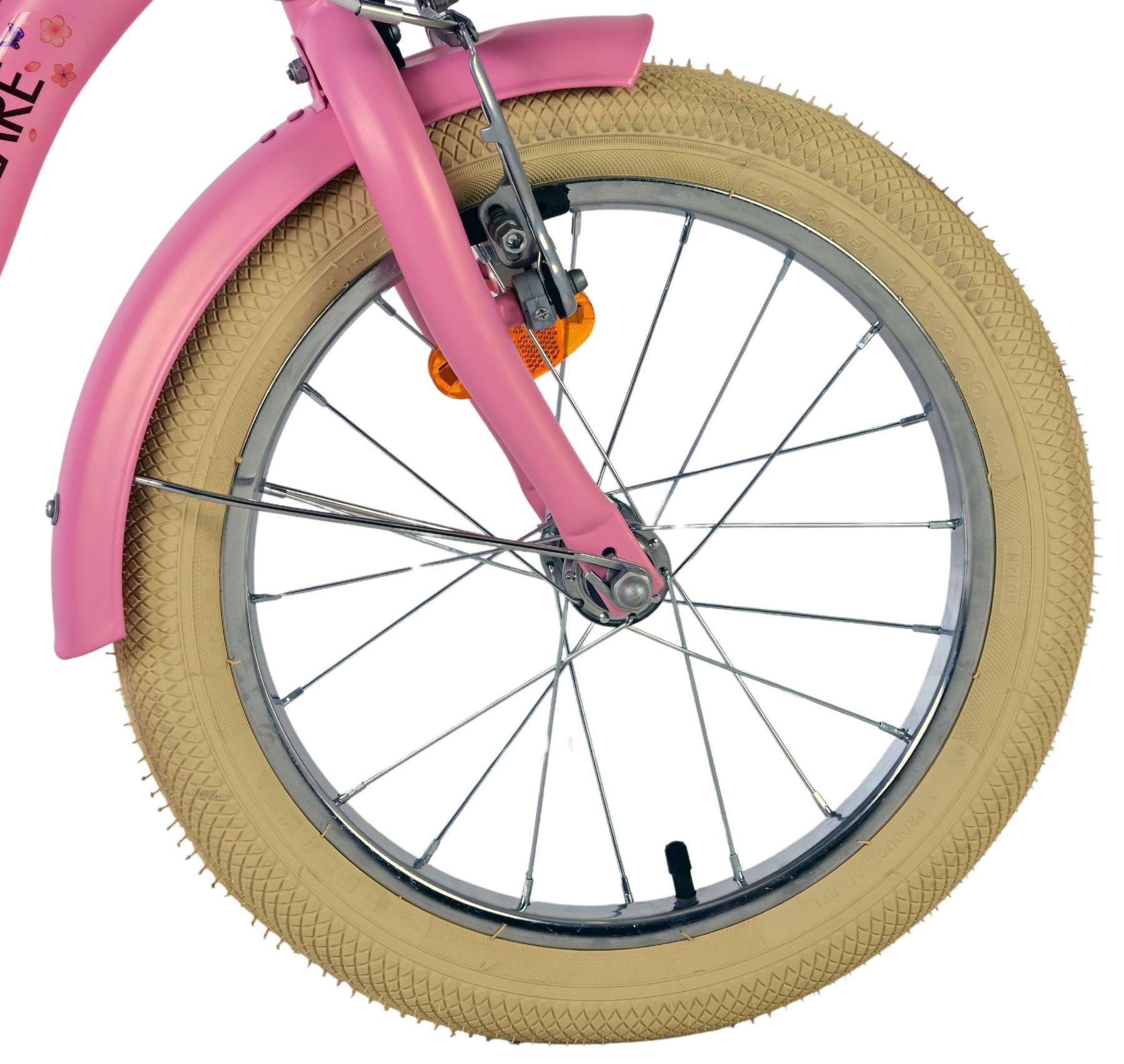 Volare Blossom Kinderfiets 16 inch Meisjesfiets Roze Twee Handremmen - Afbeelding 4
