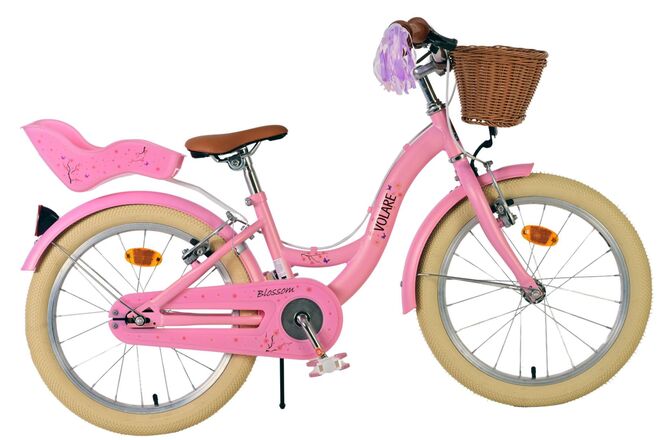 Volare Blossom Kinderfiets 18 inch Meisjesfiets Twee Handremmen