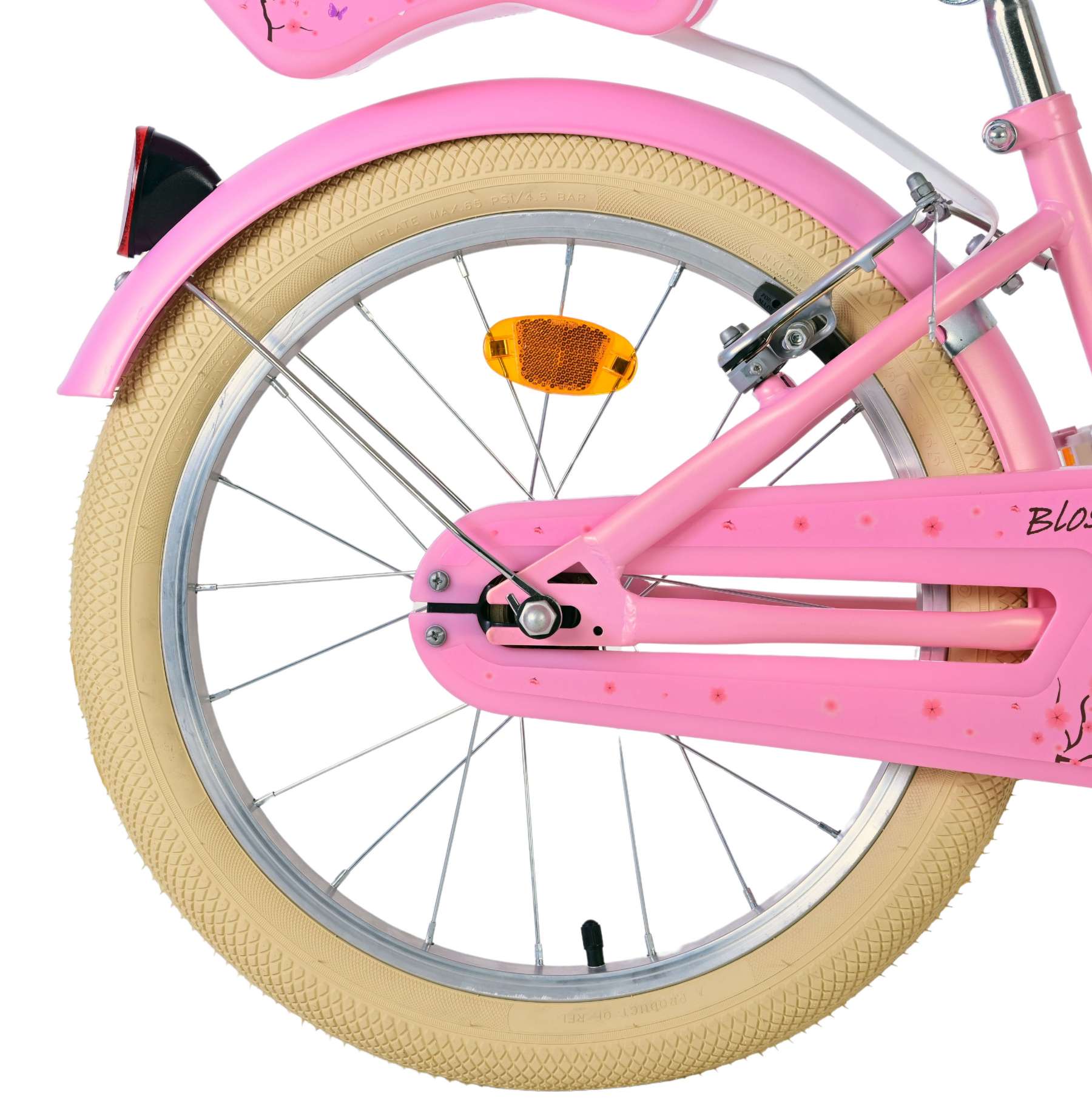 Volare Blossom Kinderfiets 18 inch Meisjesfiets Twee Handremmen - Afbeelding 3