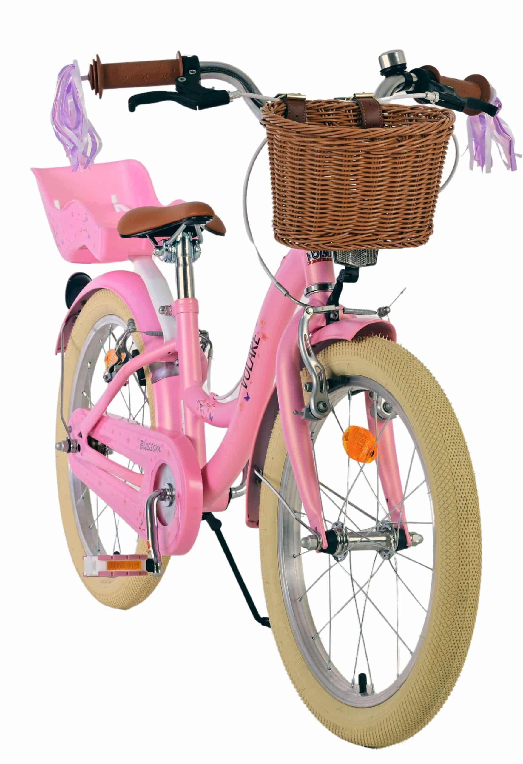 Volare Blossom Kinderfiets 18 inch Meisjesfiets Twee Handremmen - Afbeelding 6