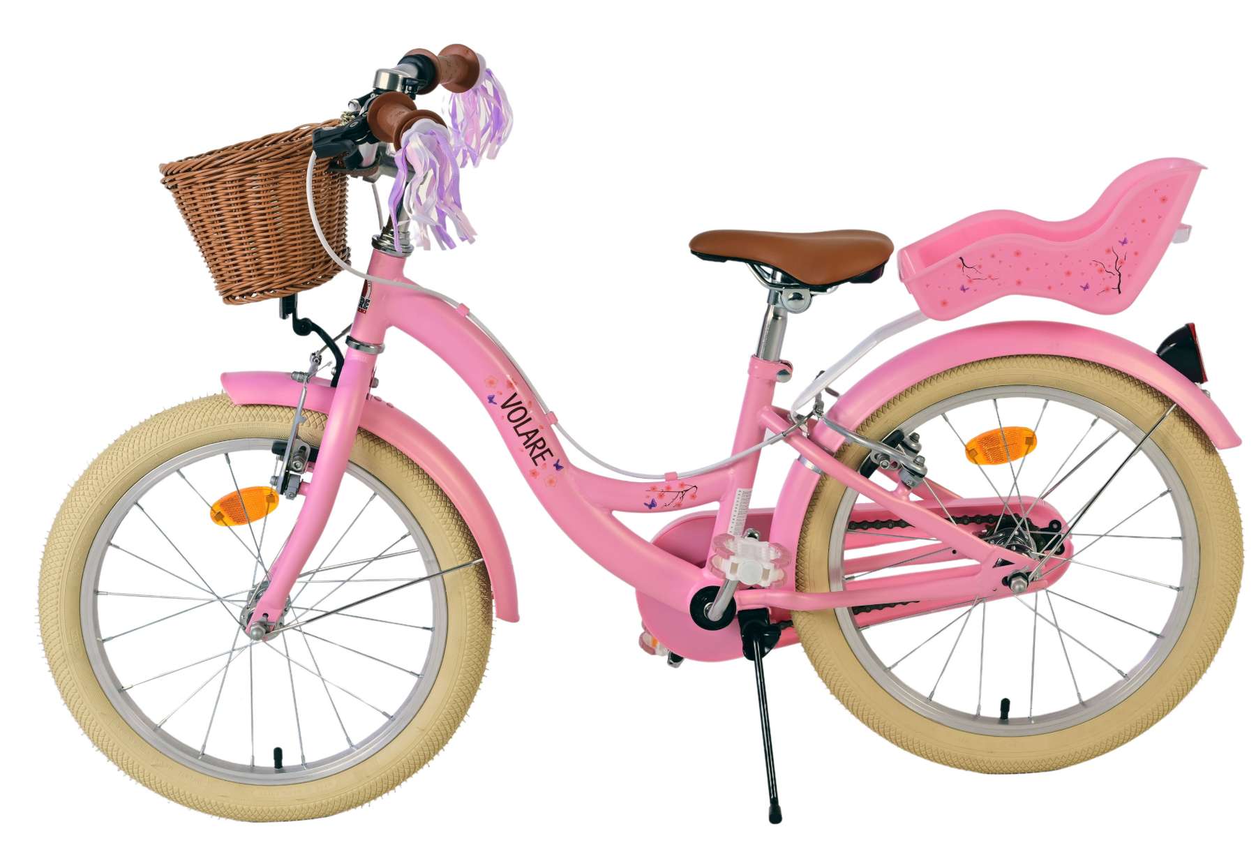 Volare Blossom Kinderfiets 18 inch Meisjesfiets Twee Handremmen - Afbeelding 8