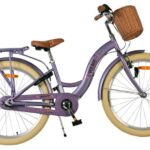 Volare Blossom Kinderfiets 24 inch Meisjesfiets Paars 3 Versnellingen