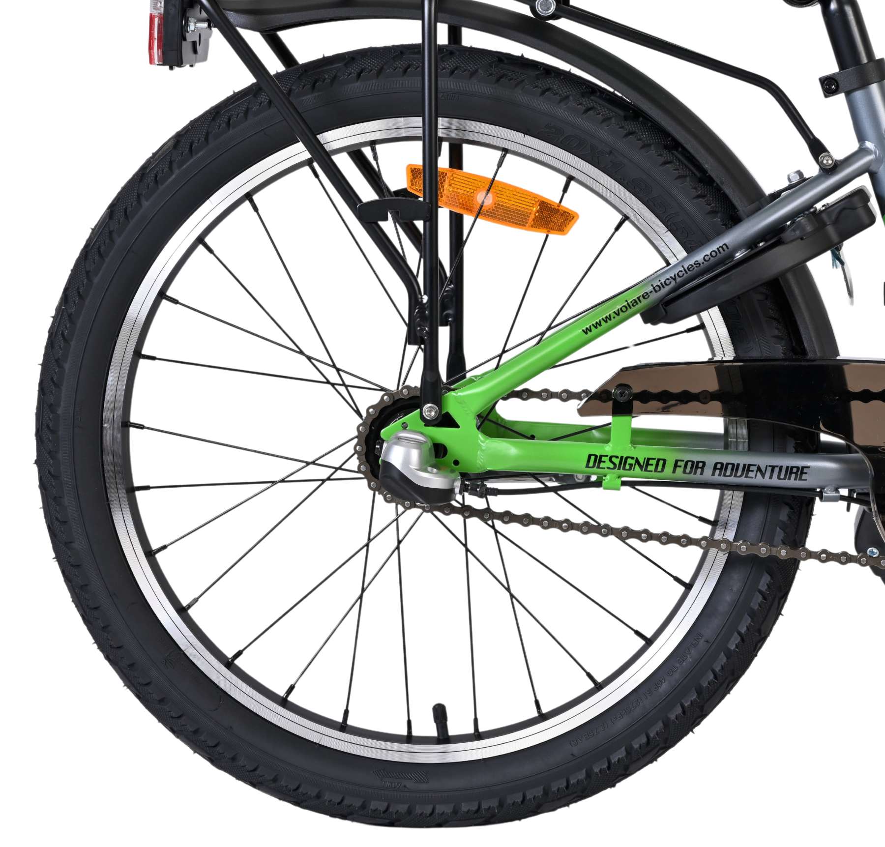 Volare Explorer Kinderfiets 20 inch Jongensfiets Grijs 3 Versnellingen - Afbeelding 2