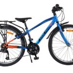 Volare Explorer Kinderfiets 24 inch Jongensfiets Blauw 18 Versnellingen