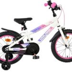 Volare Lily Kinderfiets 16 inch Meisjesfiets Wit Twee Handremmen