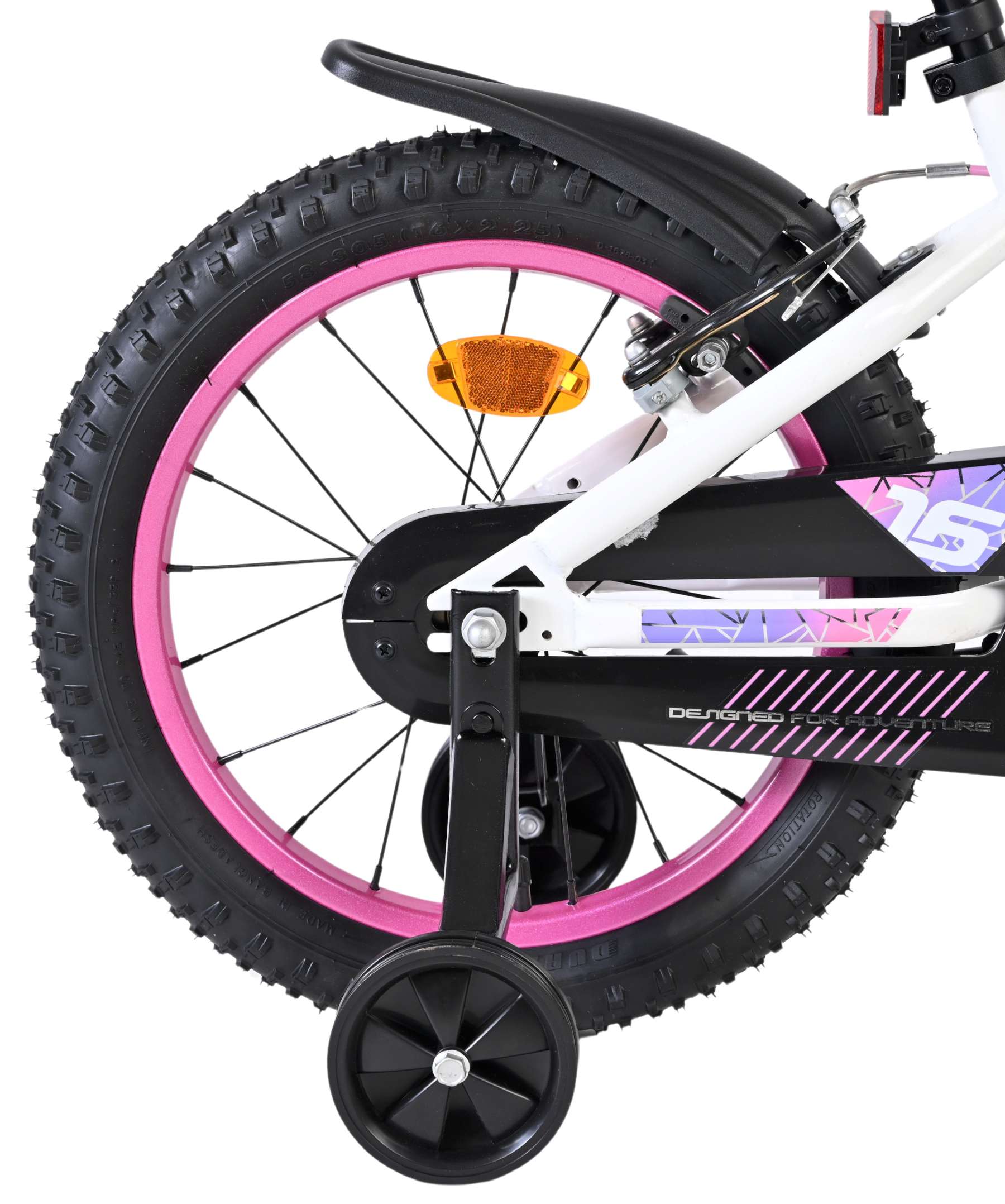 Volare Lily Kinderfiets 16 inch Meisjesfiets Twee Handremmen - Afbeelding 2