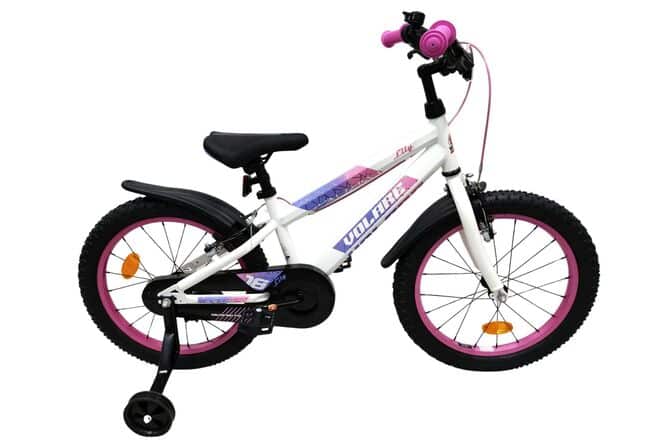 Volare Lily Kinderfiets 18 inch Meisjesfiets Wit Twee Handremmen