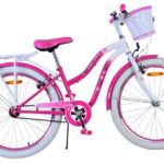 Volare Lovely Kinderfiets 24 inch Meisjesfiets Roze Twee Handremmen