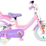 Volare Olivia Kinderfiets 12 inch Meisjesfiets Roze Twee Handremmen