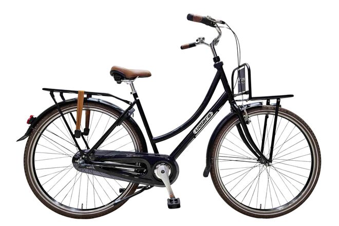 Volare Oma Classic Kinderfiets 28 inch Meisjesfiets Zwart