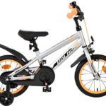 Volare Rocky Kinderfiets 14 inch Jongensfiets Grijs