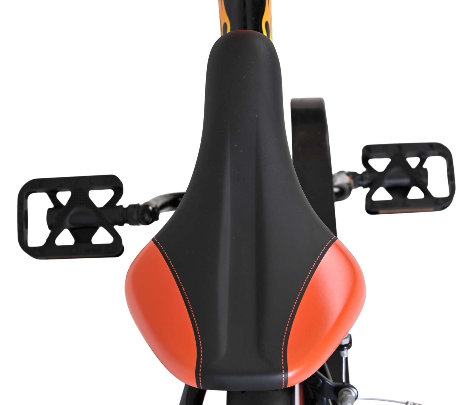 Volare Strike Kinderfiets 12 inch Jongensfiets Oranje Twee Handremmen - Afbeelding 4