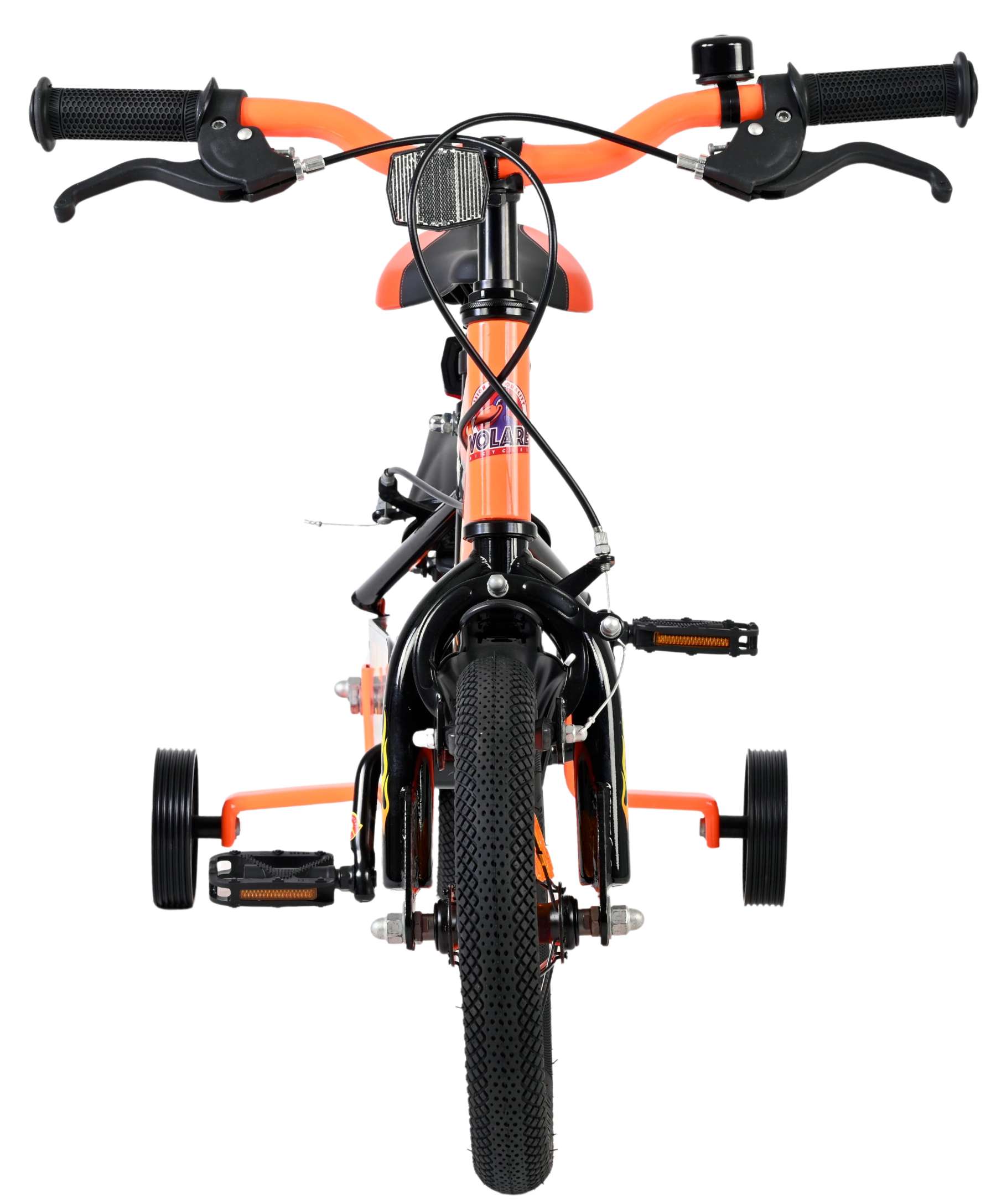 Volare Strike Kinderfiets 12 inch Jongensfiets Oranje Twee Handremmen - Afbeelding 6