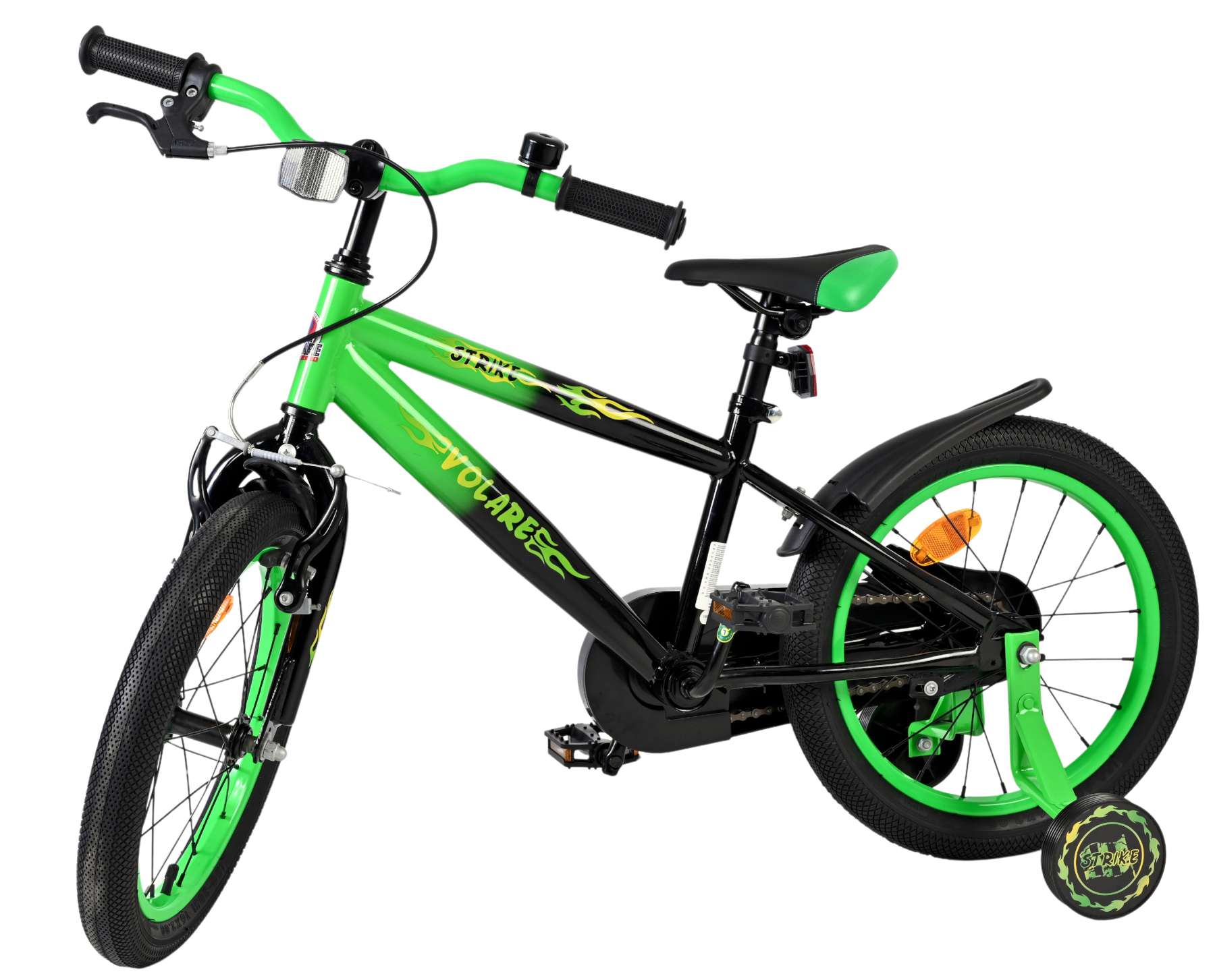 Volare Strike Kinderfiets 16 inch Jongensfiets Groen - Afbeelding 8