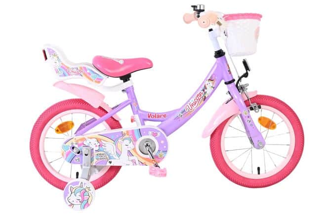 Volare Unicorn Kinderfiets 14 inch Meisjesfiets