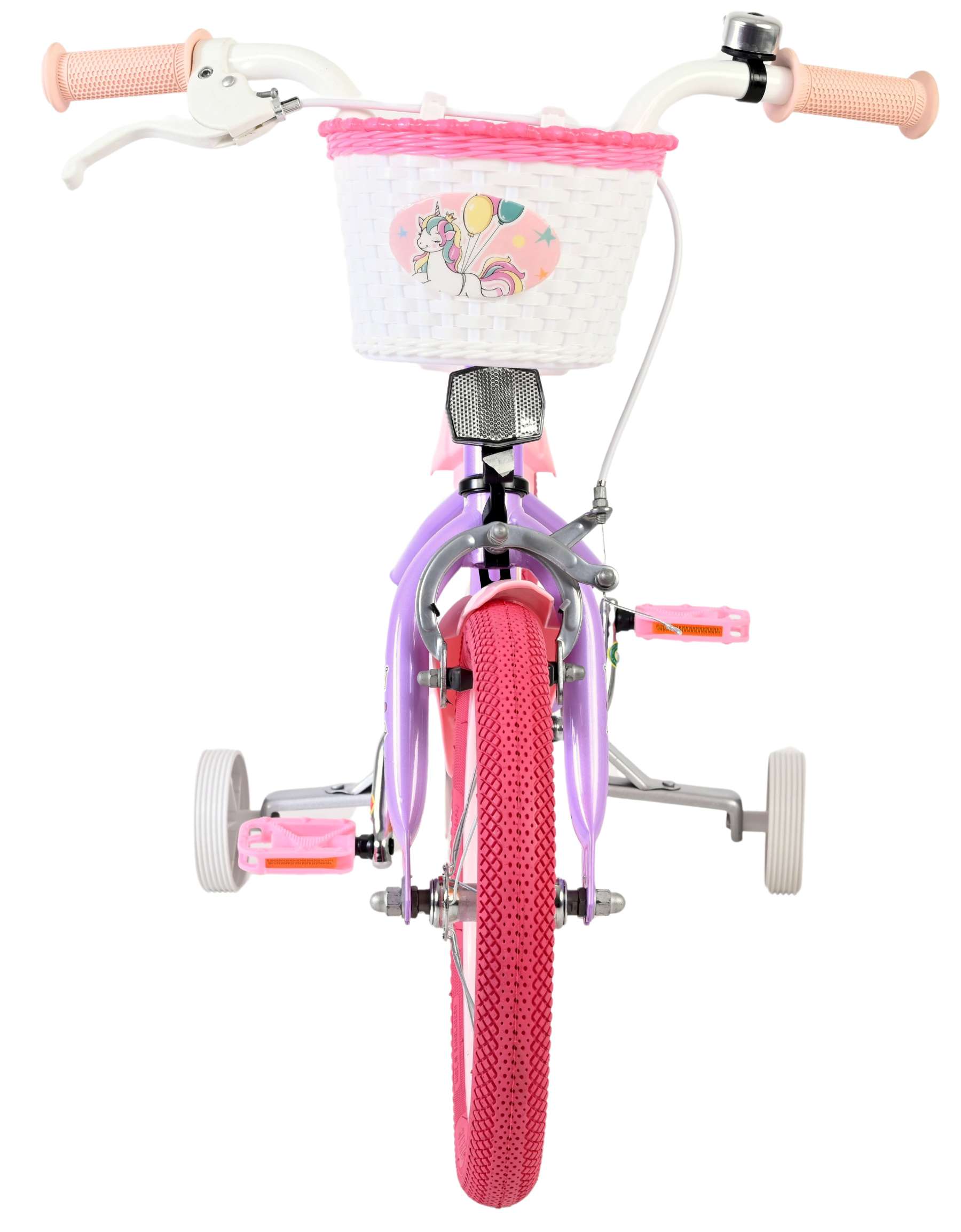 Volare Unicorn Kinderfiets 14 inch Meisjesfiets Paars - Afbeelding 6