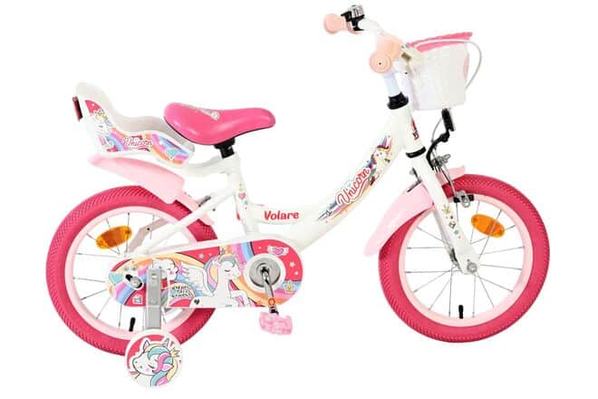 Volare Unicorn Kinderfiets 14 inch Meisjesfiets