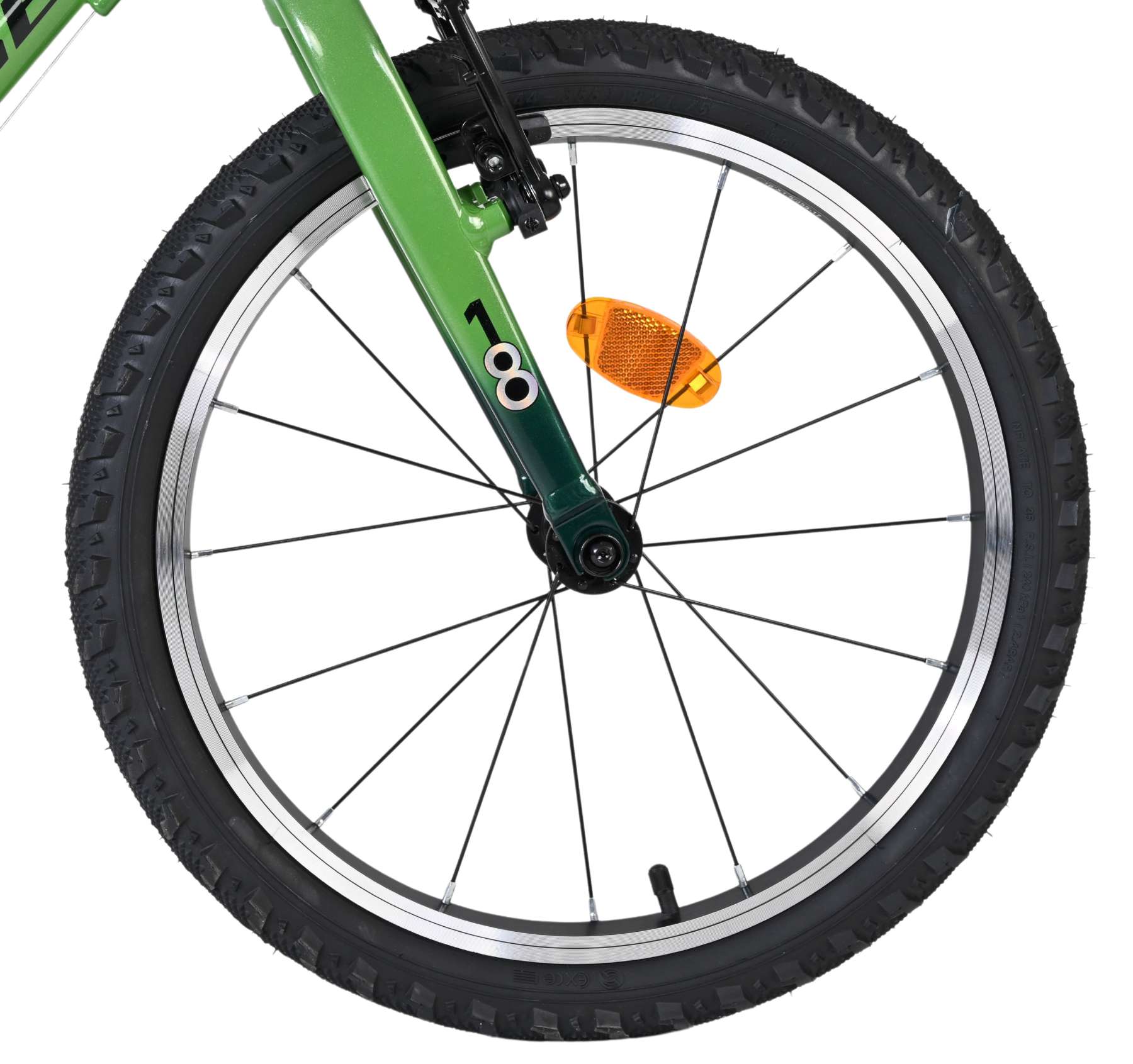 Volare Venom Kinderfiets 18 inch Jongensfiets Groen 6 Versnellingen - Afbeelding 3