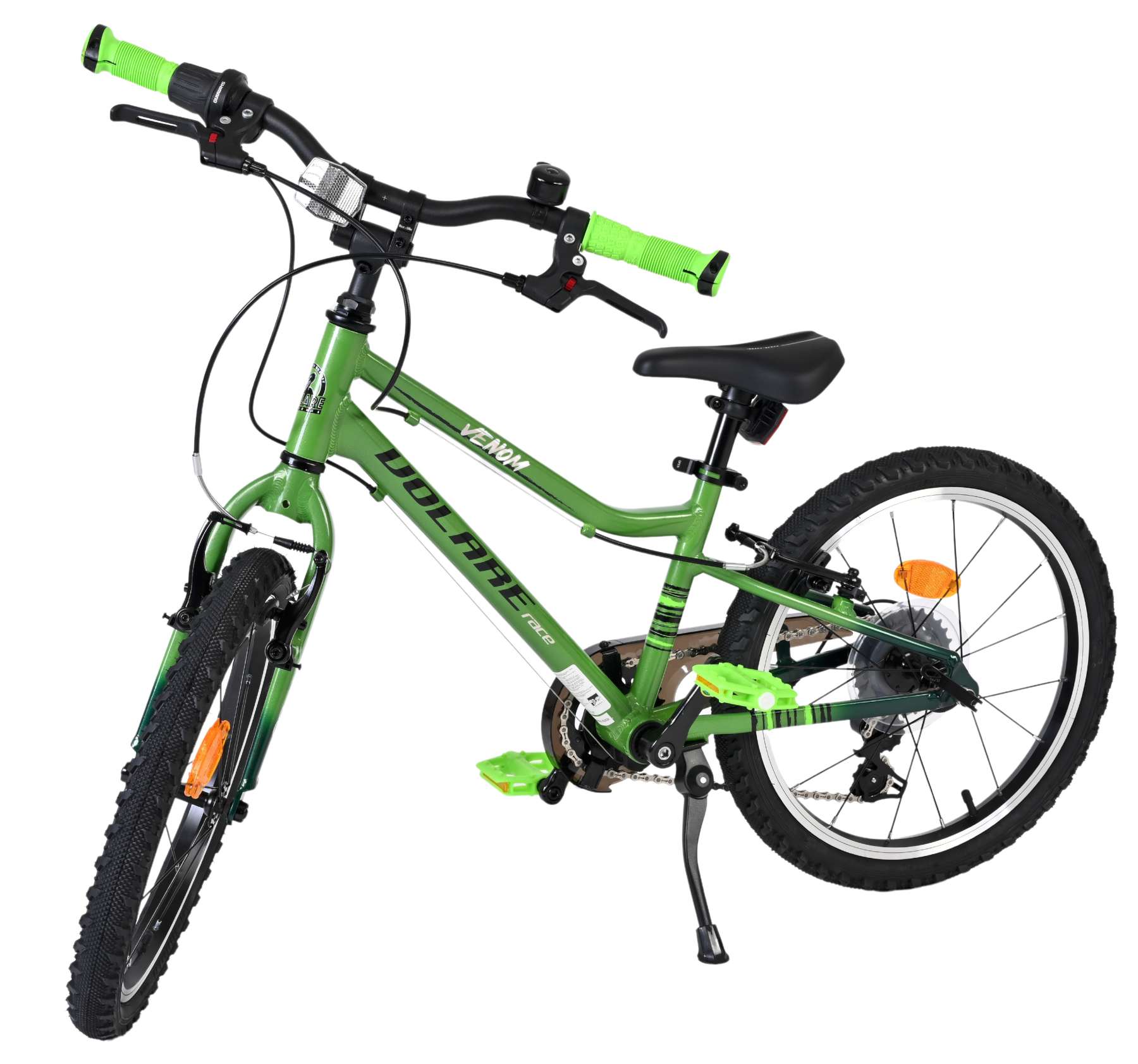 Volare Venom Kinderfiets 18 inch Jongensfiets Groen 6 Versnellingen - Afbeelding 9