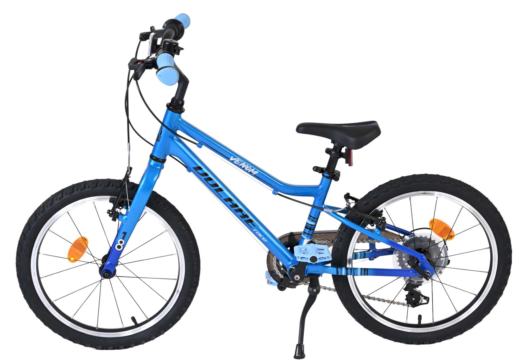 Volare Venom Kinderfiets 18 inch Jongensfiets Blauw 6 Versnellingen - Afbeelding 8