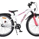Volare XC Race Kinderfiets 24 inch Meisjesfiets Wit 3 Versnellingen