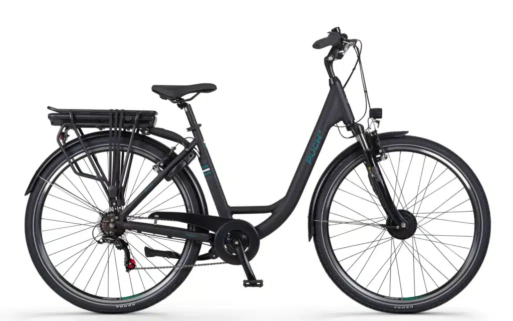 Puch Basic D7 Elektrische Damesfiets Black Matt 55 cm