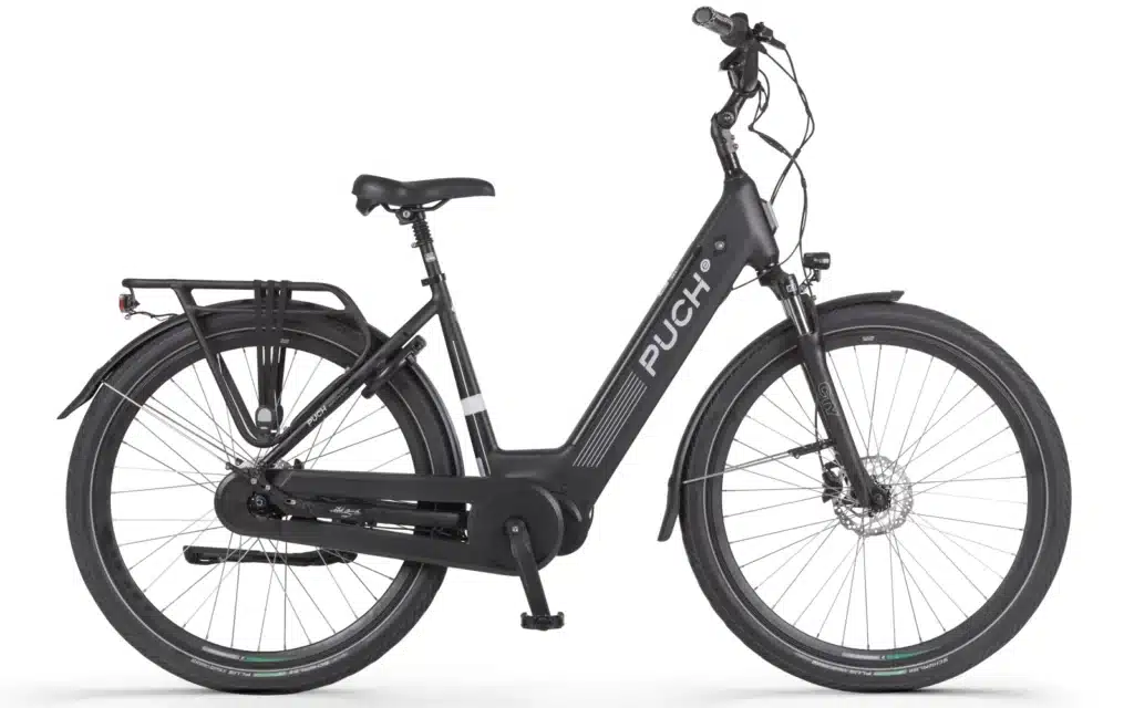 Puch E-Modern N7 Elektrische Stadsfiets Black Matt 54 cm