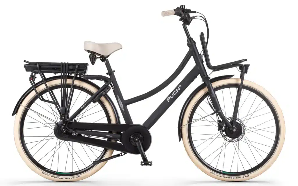 Puch E-Rock N7 Elektrische Damesfiets Black Matt 55 cm