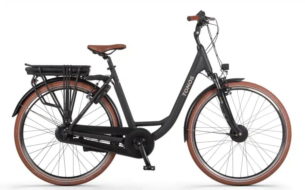 Tomos EB 12 Elektrische Damesfiets Black Matt 55 cm